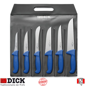 Set noževa Dick 8 2562-00, ErgoGrip, pakiranje 6 kom, plavi