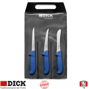 Set noževa Dick 8 2559-10, ErgoGrip, pakiranje 3 kom, plavi