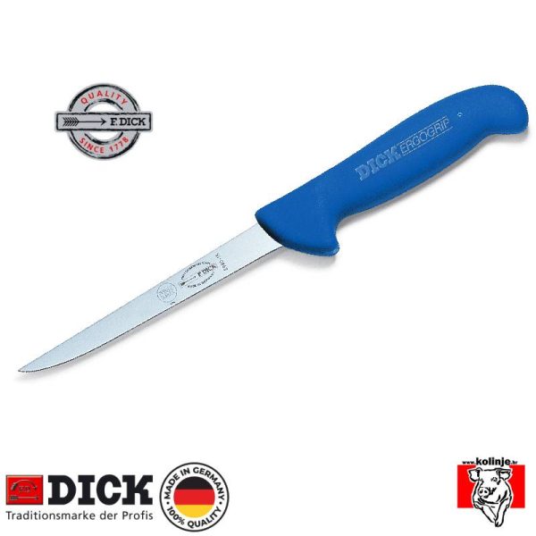 Nož za otkoštavanje uski Dick 8 2980 FLEX, ErgoGrip, plavi