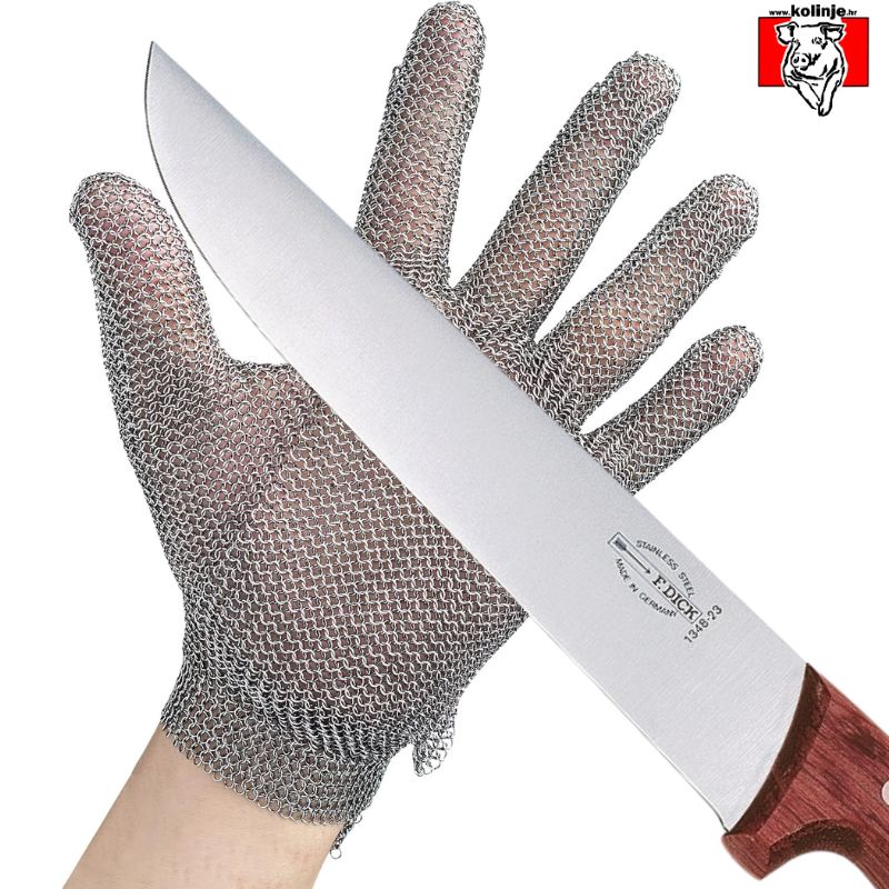 Rukavica zaštitna mesarska, inox - Slika 2