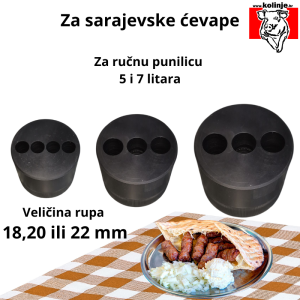 Nastavak ručne punilice 5 i 7 L za sarajevske ćevape