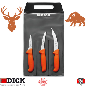 Set noževa Dick 8 2556-20, ErgoGrip, pakiranje 3 kom, narančasti