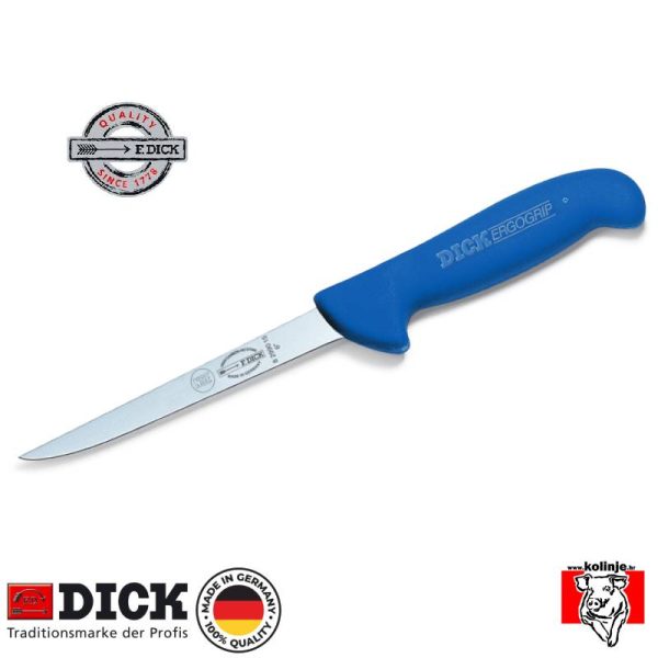 Nož za otkoštavanje uski Dick 8 2990, ErgoGrip, plavi