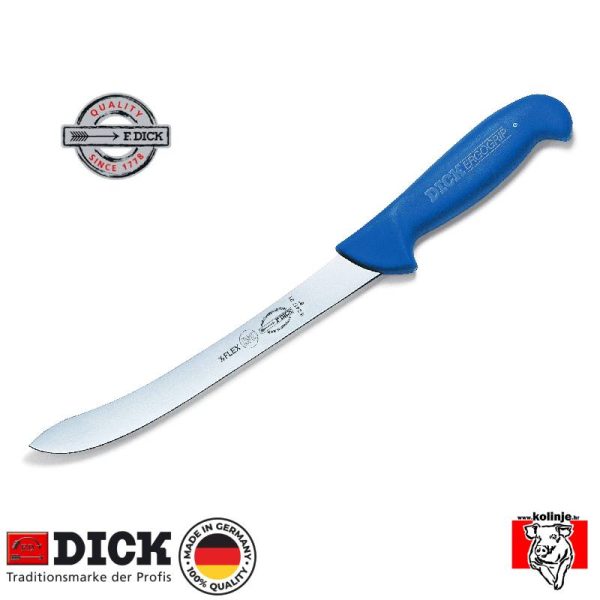 Nož mesarski Dick 8 2417 - 15 cm, ErgoGrip, plavi