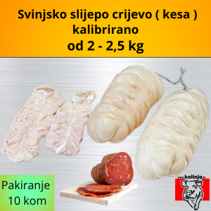 Svinjska crijeva za kulen 10 komada, od 2 do 2,5 kg, kalibrirana