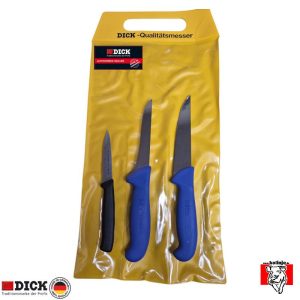 Set noževa Dick 8 2553-00-188, pakiranje 3 kom, plavi