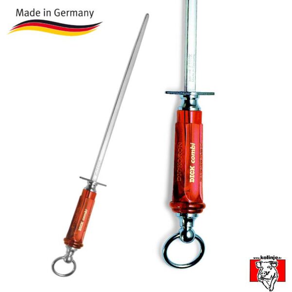 Oštrač noževa kockasti Dick 7 5982, dužina 30 cm, Combi