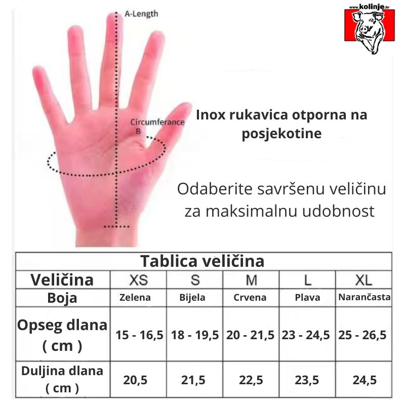 RTCMG-01 L RUKAVICA ZAŠTITNA MESARSKA L
